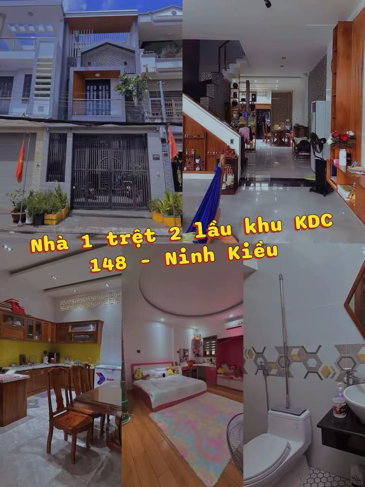 Nhà phố KDC 148, Đường 3/2, Quận Ninh Kiều, Cần Thơ - Diện tích 105m², Giá 8 tỷ, Thương lượng