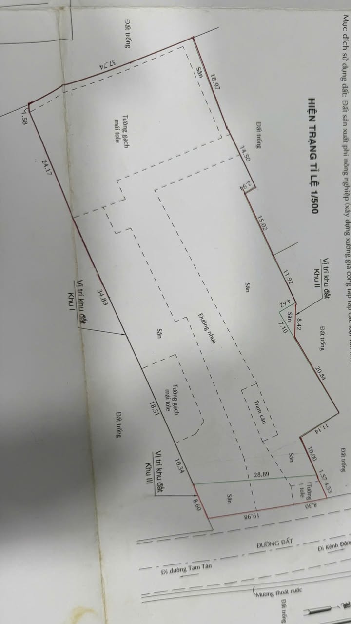 Nhà xưởng KCN Tân Phú Trung Củ Chi 3960m² giá 36 tỷ - Cơ hội đầu tư hấp dẫn!