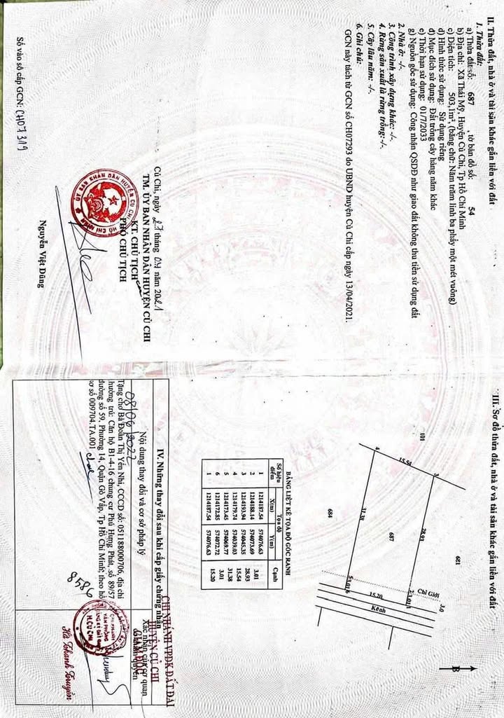 Đất vườn Củ Chi 500m² giá chỉ từ 700 triệu - Cơ hội đầu tư tuyệt vời!