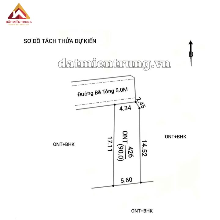Đất Bảo Ninh Đồng Hới 90m² chỉ 799 triệu - Cơ hội đầu tư không thể bỏ lỡ!