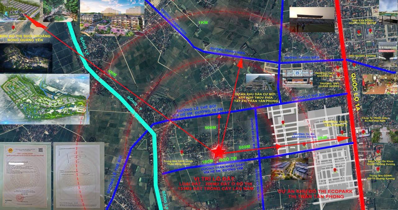 Lô đất thổ cư Tân Phong 330m² giá chỉ 1 tỷ - Tiềm năng đầu tư lớn!