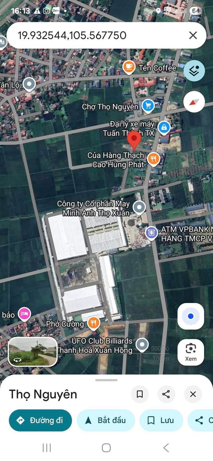 Đất nền Xuân Hồng, Thọ Xuân 161m² giá chỉ 1 tỷ - Cơ hội đầu tư hấp dẫn!