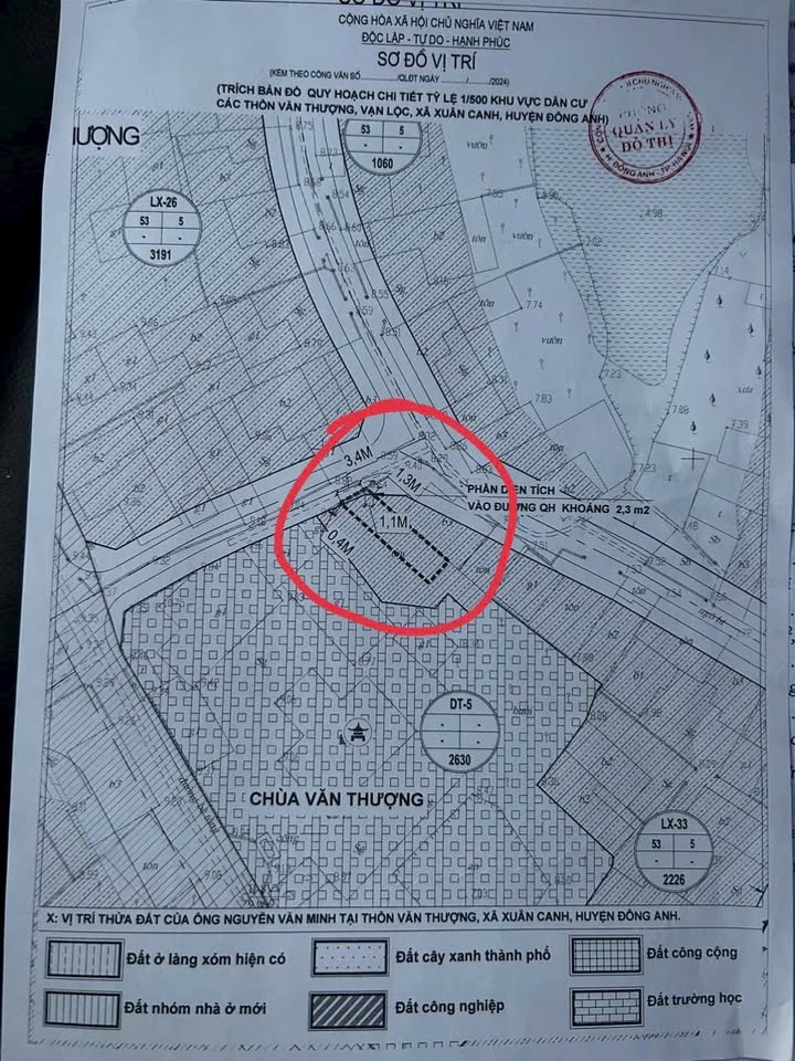 Đất nền 60m² tại thôn Văn Thượng, Xuân Canh, Đông Anh - Cơ hội đầu tư hấp dẫn!