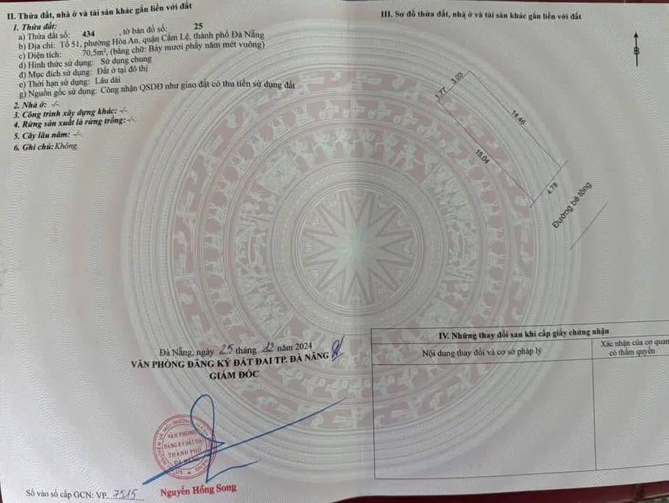 Đất mặt tiền Ngô Nhân Tịnh - 70m² giá 2.75 tỷ - Cơ hội đầu tư hấp dẫn!