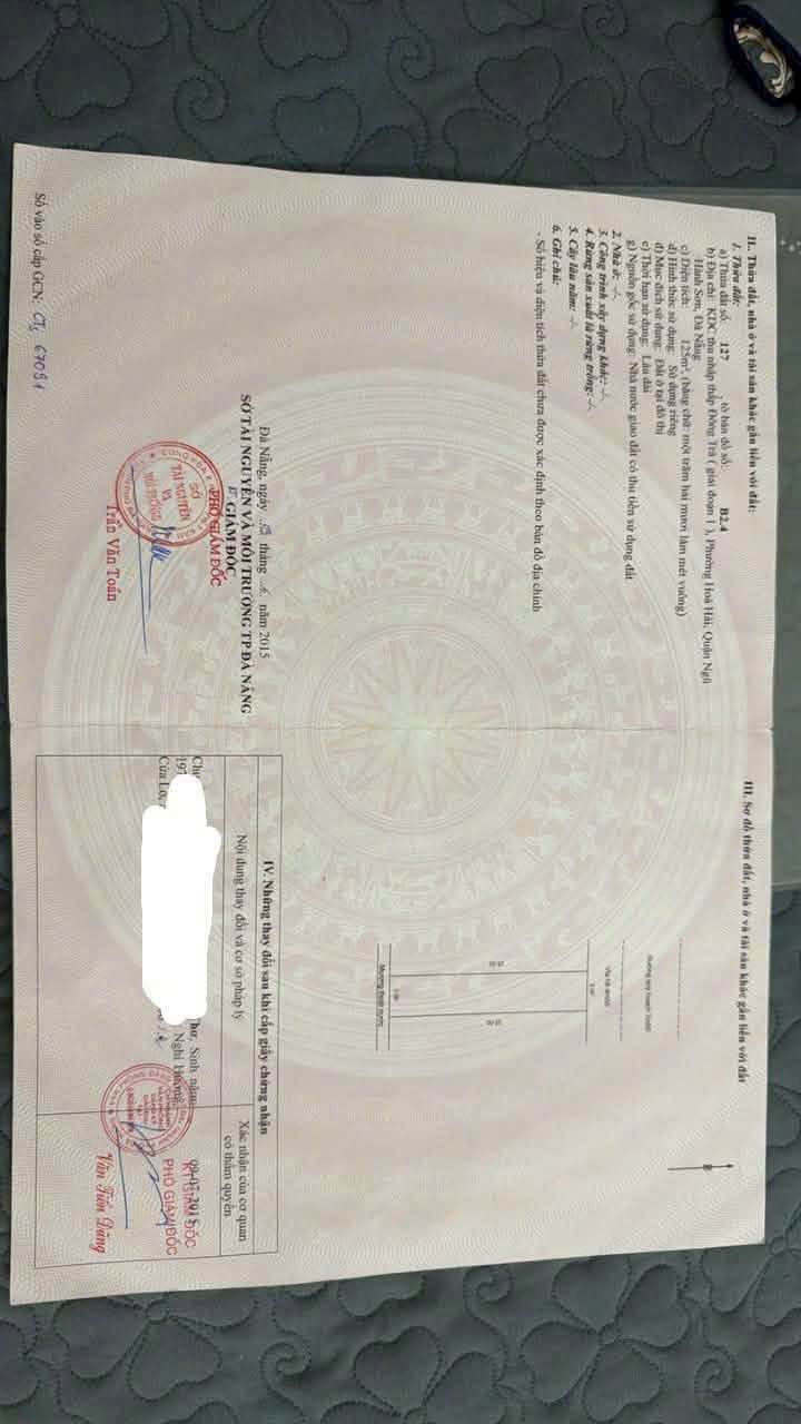 Đất nền 125m² tại Ngũ Hành Sơn, Đà Nẵng - Vị trí đẹp, giá cả thỏa thuận!