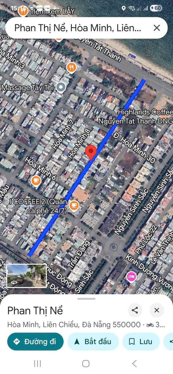 Đất nền đường Phan Thị Nể, Hòa Khánh 223m² giá 12.7 tỷ - Cơ hội đầu tư sinh lời!