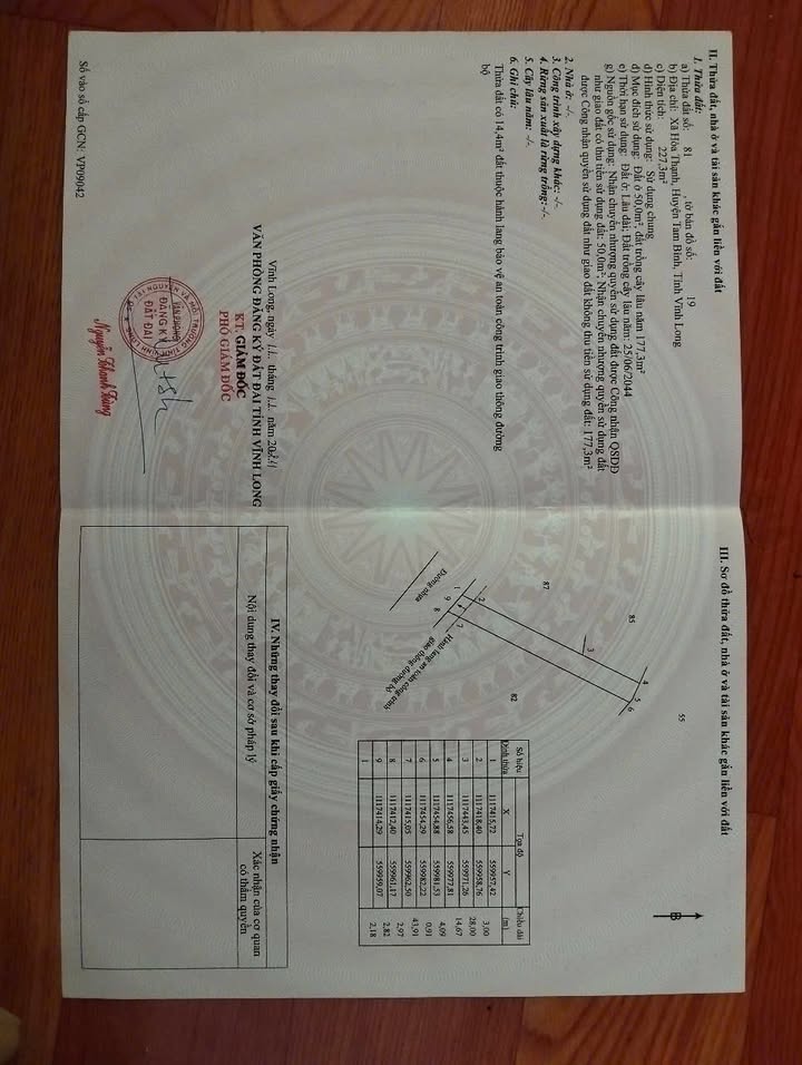 Đất nền Hòa Hiệp Vĩnh Long 225m² giá 350 triệu - Sẵn sàng đầu tư!