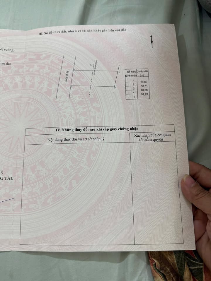 Đất nền Xà Bang, Châu Đức 1040m² giá 7.6 tỷ - Cơ hội đầu tư lý tưởng!