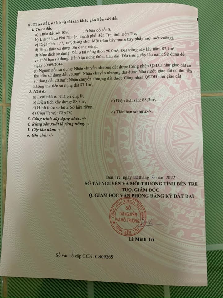 Nhà đẹp 177m² tại An Hội, Vĩnh Long giá chỉ 2.7 tỷ - Sẵn sàng vào ở ngay!