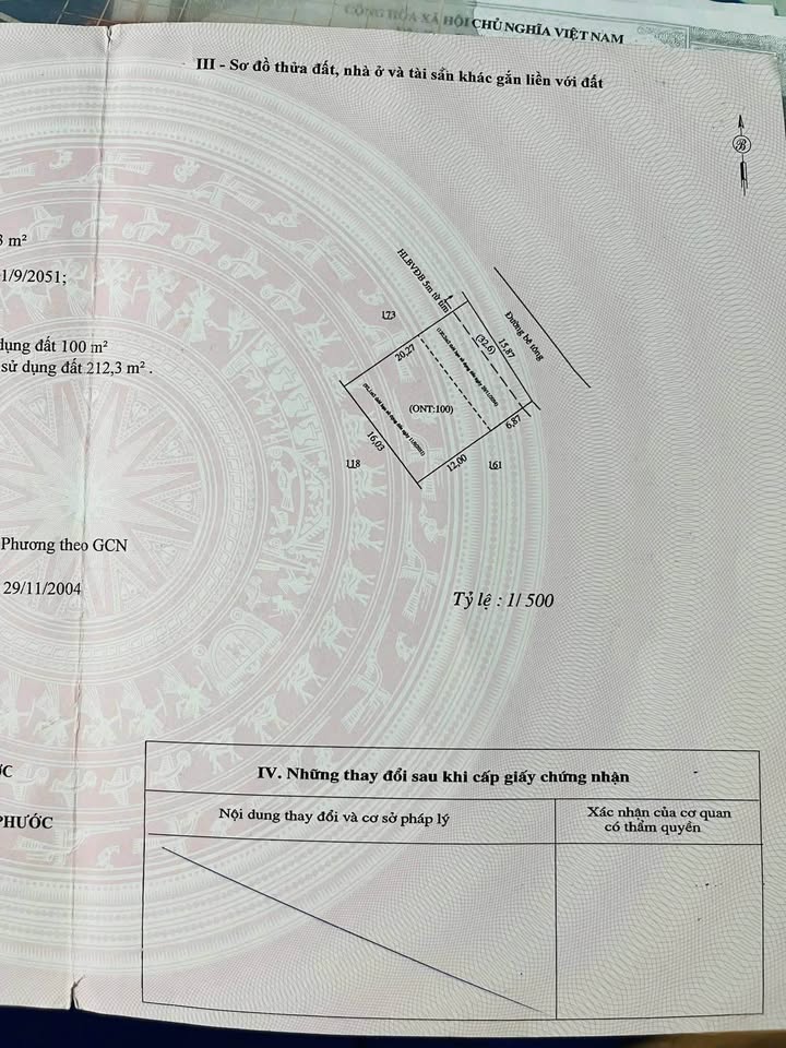 Đất nền Đồng Tiến Đồng Phú 300m² giá 450 triệu - Cơ hội đầu tư tuyệt vời!