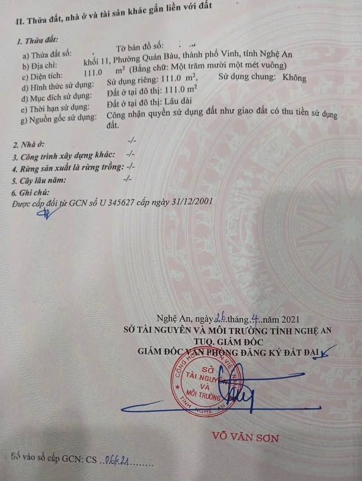 Nhà mặt đường Nguyễn Trãi, Quán Bàu, Vinh 111m² giá 11.8 tỷ - Kinh doanh sầm uất!