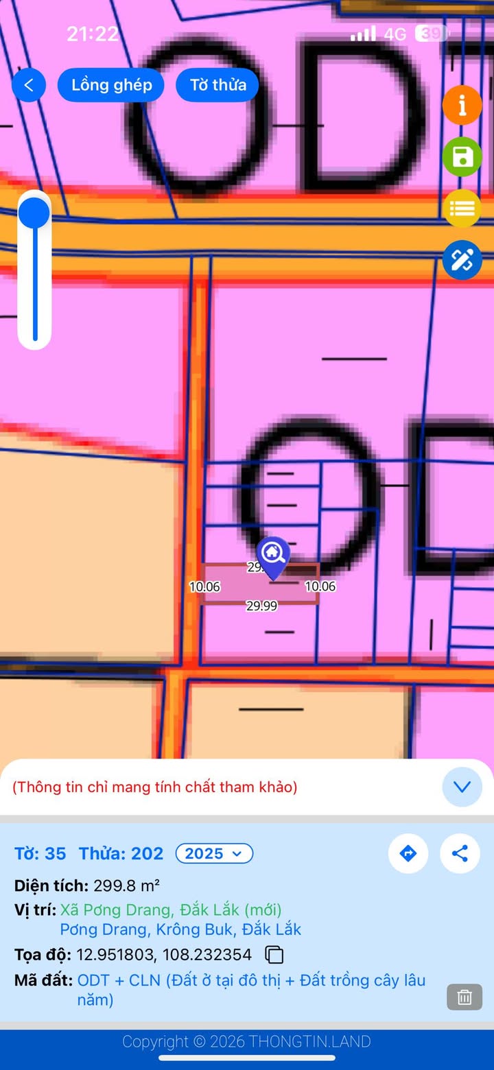 Đất nền Pơng Drang, Krông Búk 1560m² giá 162.24 tỷ - Cơ hội đầu tư hấp dẫn!