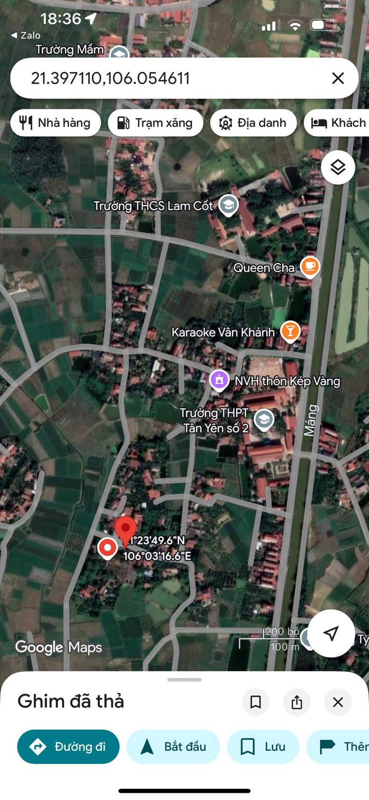 Đất nền Lam Cốt Tân Yên 100m² giá 500 triệu - Gần các tiện ích sống động!