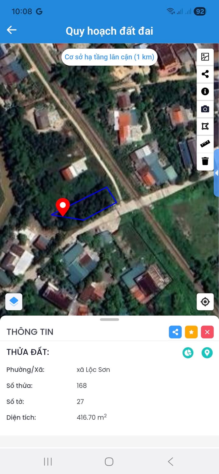 Đất 2 mặt tiền xã Hưng Lộc 416m² giá 1.x tỷ - Cơ hội kinh doanh tuyệt vời!