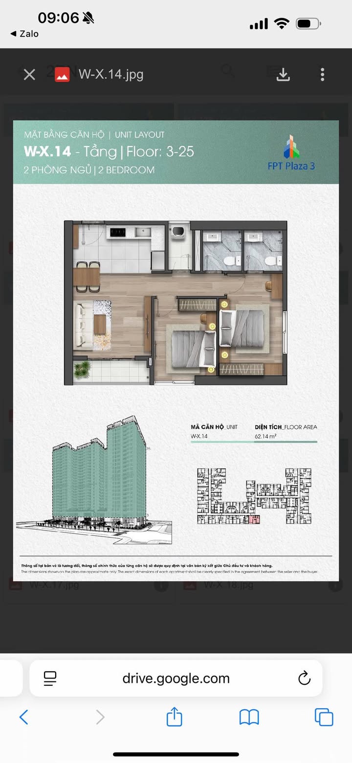 Căn hộ FPT Plaza 3 Đà Nẵng 62m² giá 3.48 tỷ - Bàn giao nội thất đầy đủ!