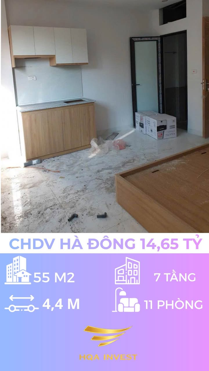 Căn hộ CCMN Văn Quán Hà Đông 55m² giá 14.65 tỷ - Đầu tư sinh lời 550 triệu/năm!