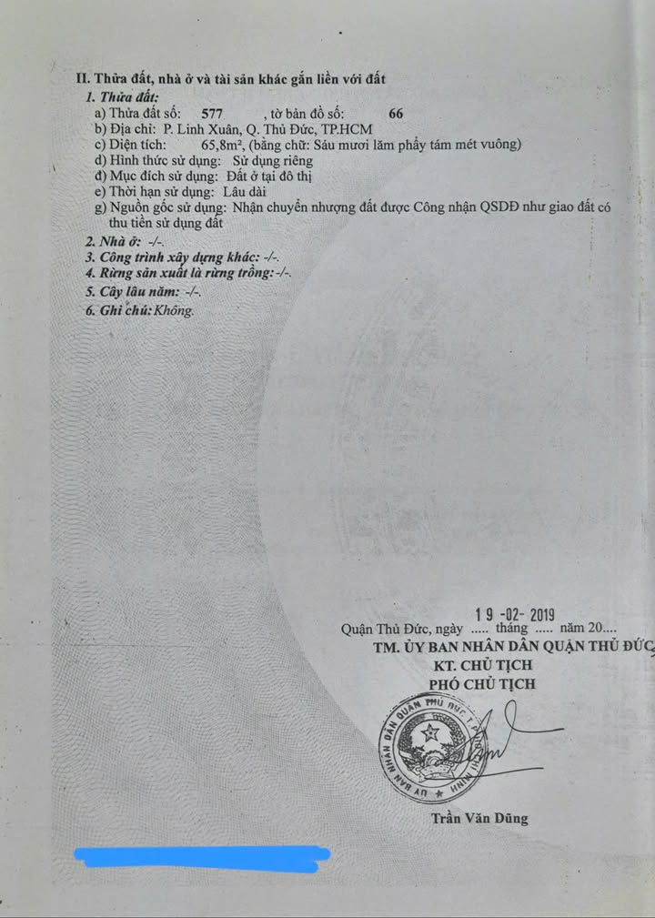 Bán đất Linh Xuân, Thủ Đức 66m² giá 4.5 tỷ - Sổ hồng chính chủ