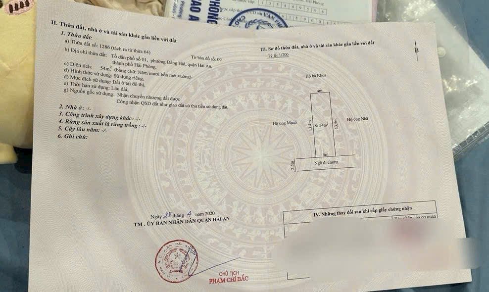 Đất liền kề Đằng Hải, Hải An 54m² giá chỉ 2.16 tỷ - Cơ hội đầu tư hấp dẫn!