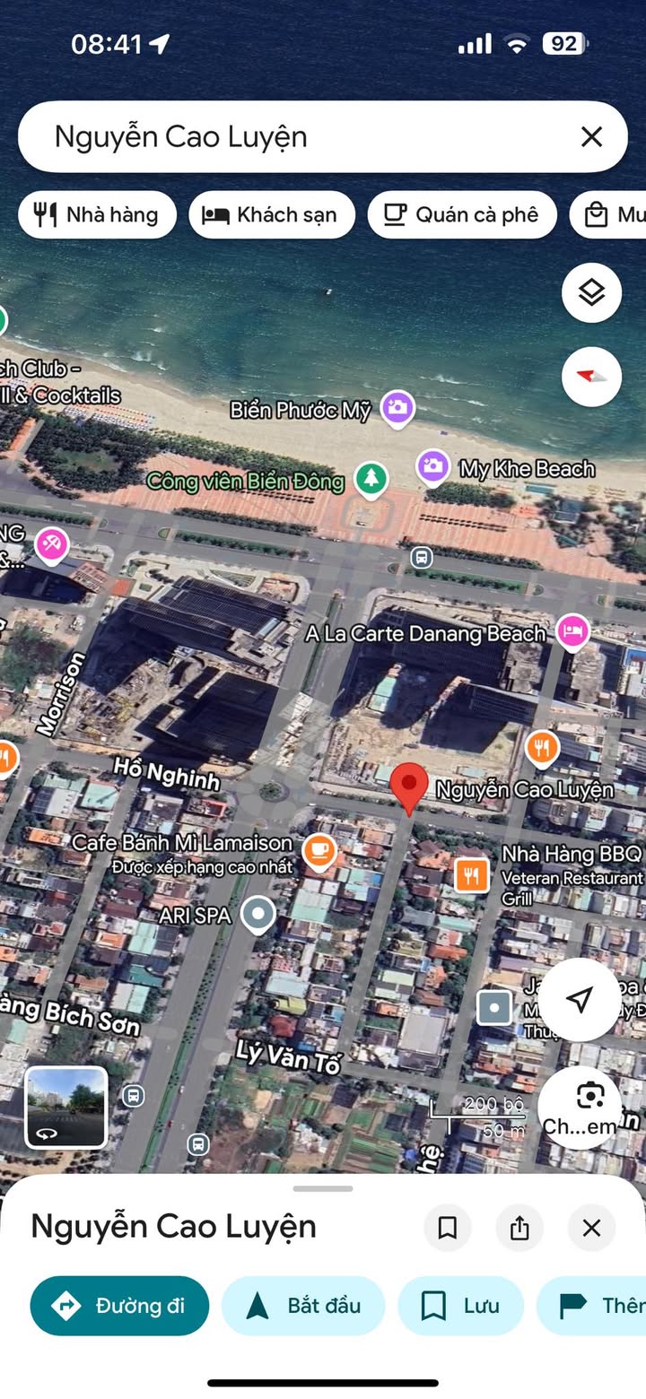 FrontHouse mặt tiền Nguyễn Cao Luyện - 300m² giá 50 tỷ - Sát biển Mỹ Khê!