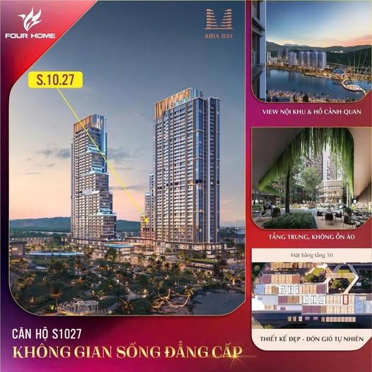 Căn hộ Aria Bay Hạ Long 33.7m² - View hồ đẹp, không gian yên tĩnh