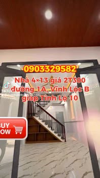 Nhà 1 lầu 3 phòng Tân Vĩnh Lộc 56m² - Gần chợ và trường học!