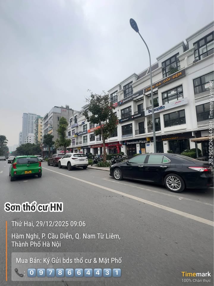 Bán nhà mặt phố Hàm Nghi – Vinhomes Gardenia 95m² giá 50 tỷ - Vị trí đắc địa, kinh doanh lý tưởng!