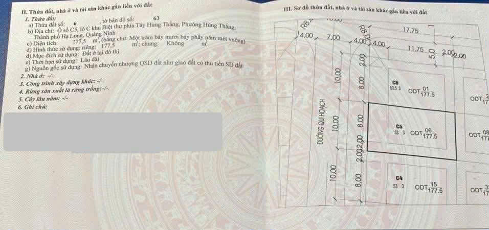 Townhouse Biệt thự Tây Hùng Thắng Hạ Long 177m² giá 13.476 tỷ - Chính chủ bán!