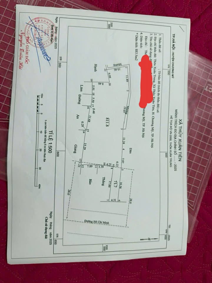 Đất nền xã Xuân Mai, Chương Mỹ 883m² giá 10 tỷ - Chính chủ cần bán gấp!