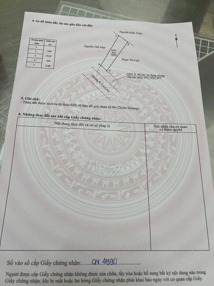 Đất mặt đường Đồng Giá, Thiên Hương, Thủy Nguyên 104m² - Vị trí kinh doanh sầm uất!