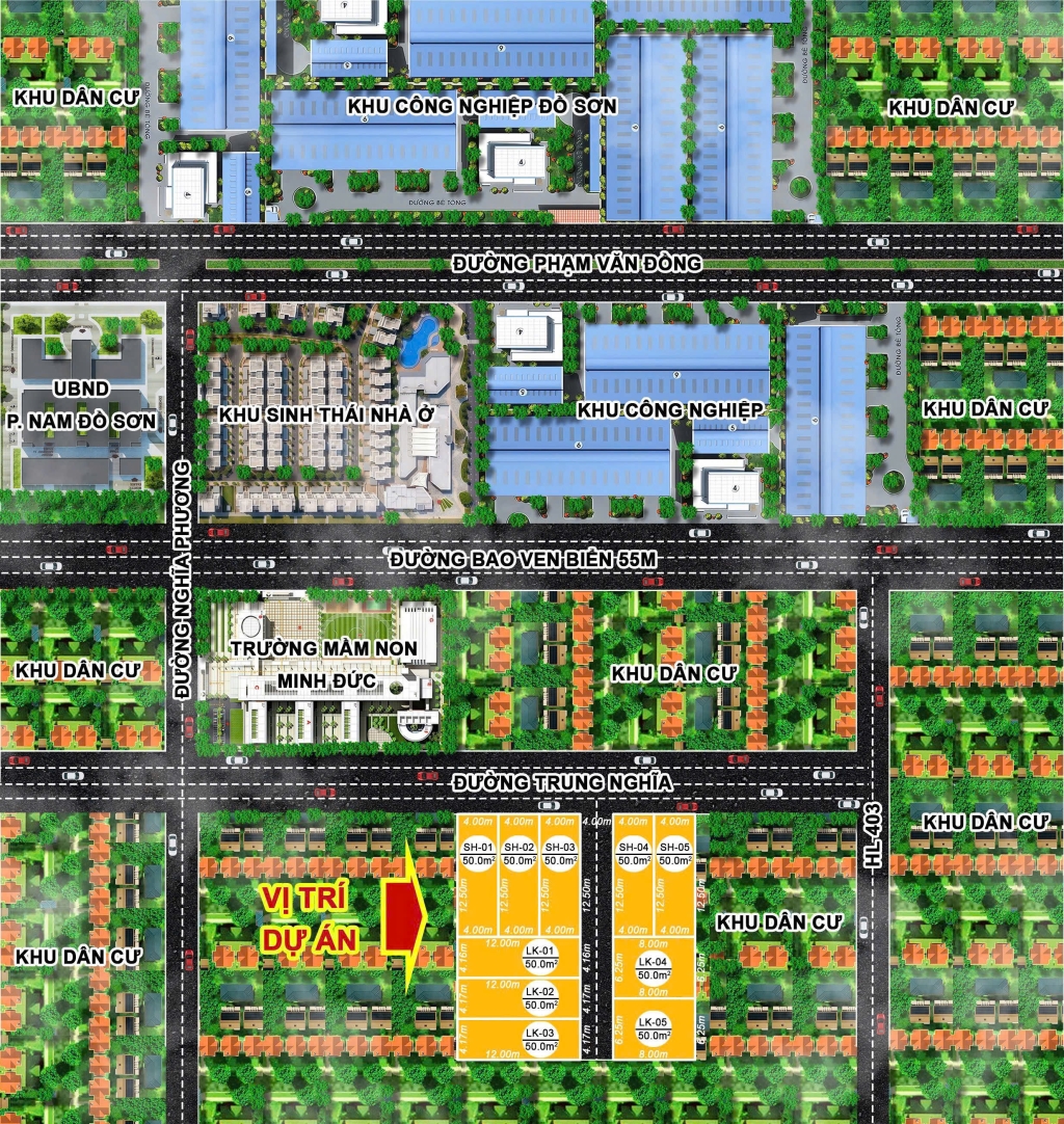 Đất F0 mặt đường Trung Nghĩa Đồ Sơn 50m² chỉ 1,2 tỷ - Đầu tư sinh lời ngay!