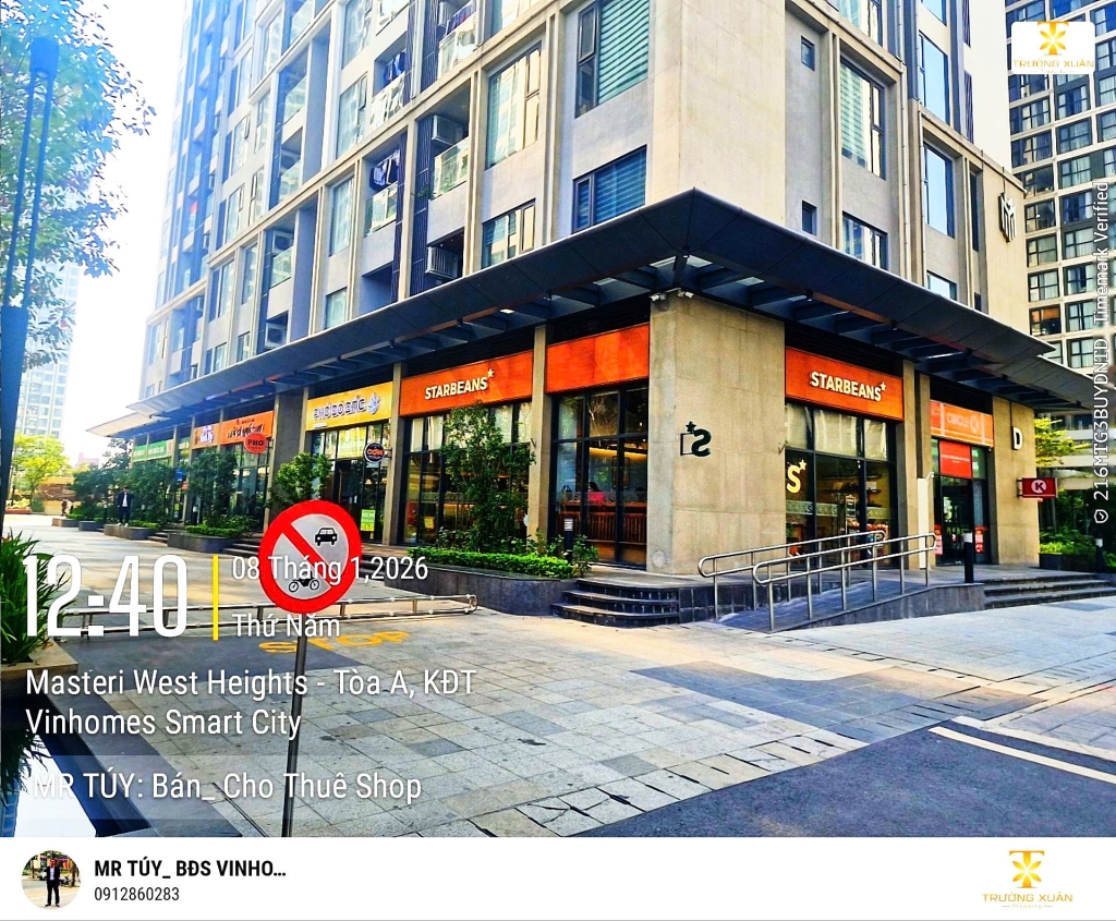 Căn shophouse góc 2 mặt tiền tại Imperia Smart City 93m² giá 11 tỷ - Kinh doanh đỉnh cao!