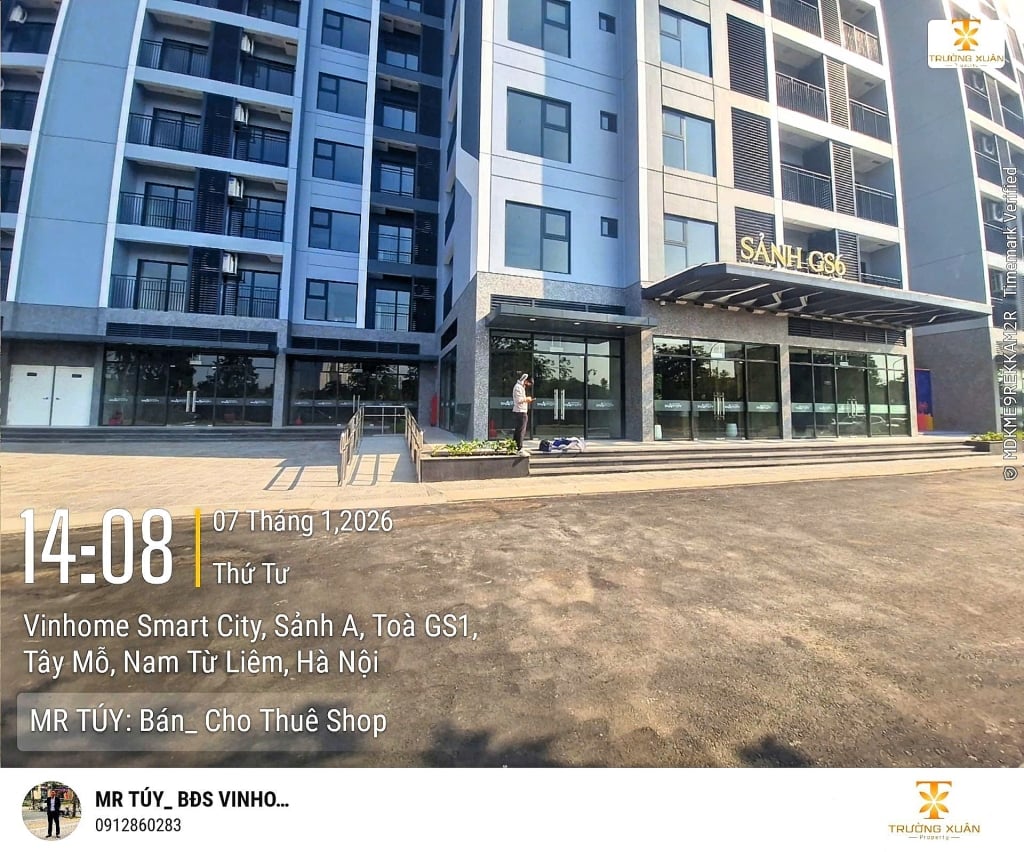 Shophouse Imperia Smart City Tây Mỗ 54m² giá 6 tỷ - Đầu tư an toàn, dòng tiền ổn định!