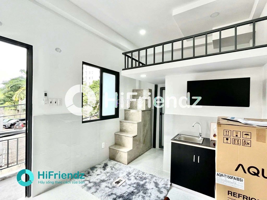 Phòng cho thuê Khuông Việt, Tân Phú 25m² giá 4.5 triệu - Sẵn thang máy, full nội thất!