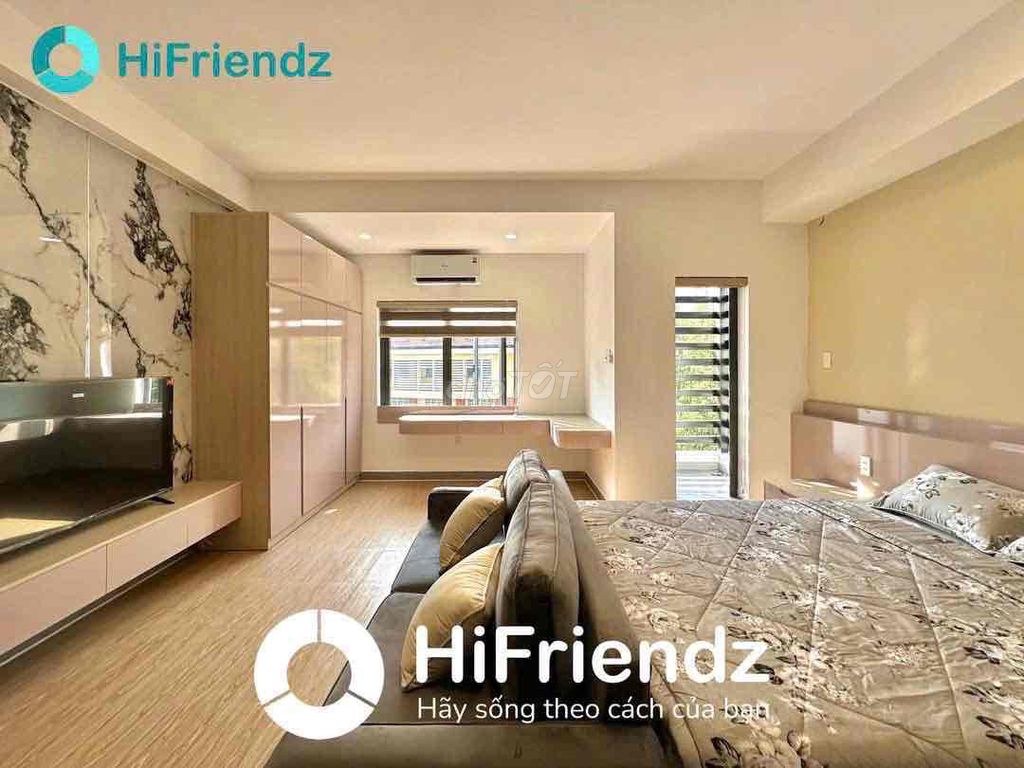 Căn hộ 1PN Sư Vạn Hạnh 45m² giá 9 triệu - Ban công riêng thoáng mát!