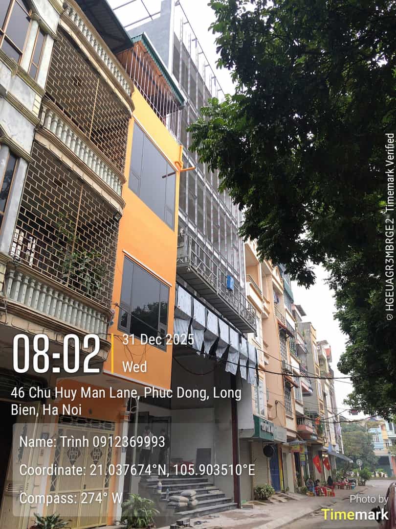 Cho thuê tòa nhà văn phòng 46 Chu Huy Mân, Long Biên 1005m² giá 250 triệu - Phù hợp mọi loại hình kinh doanh!