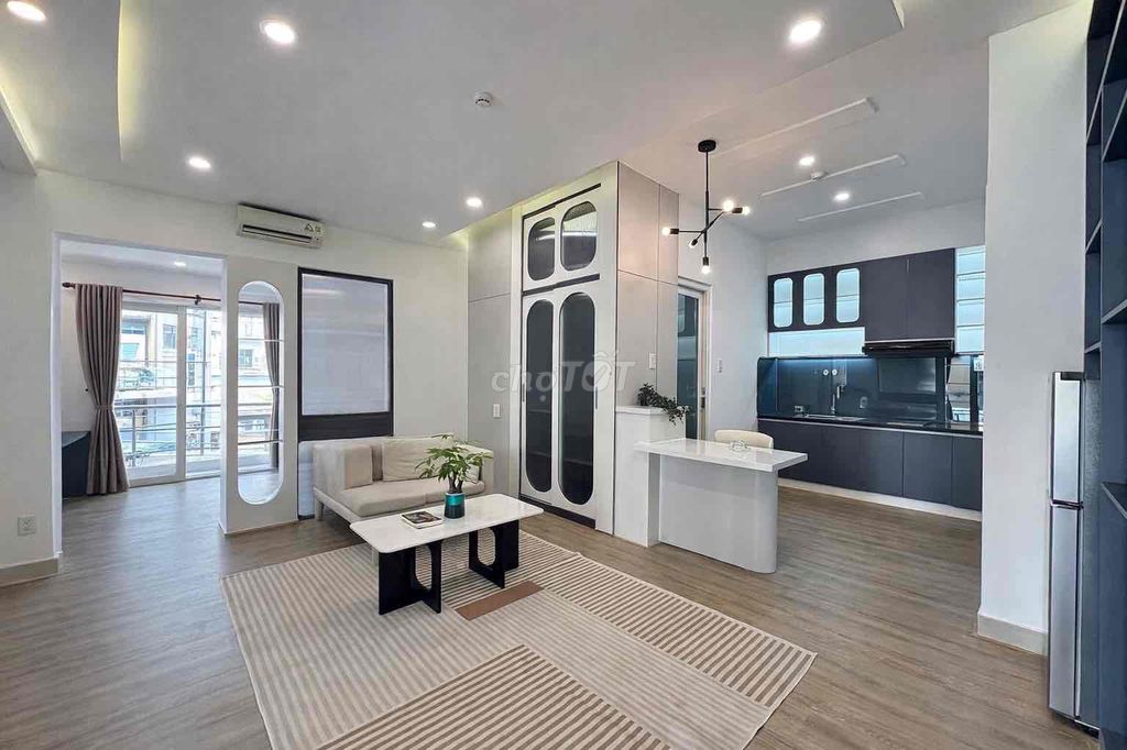 Căn hộ 1PN Ban Công - Tô Hiến Thành 40m² giá 10 triệu - Full nội thất cao cấp, thuận tiện di chuyển!