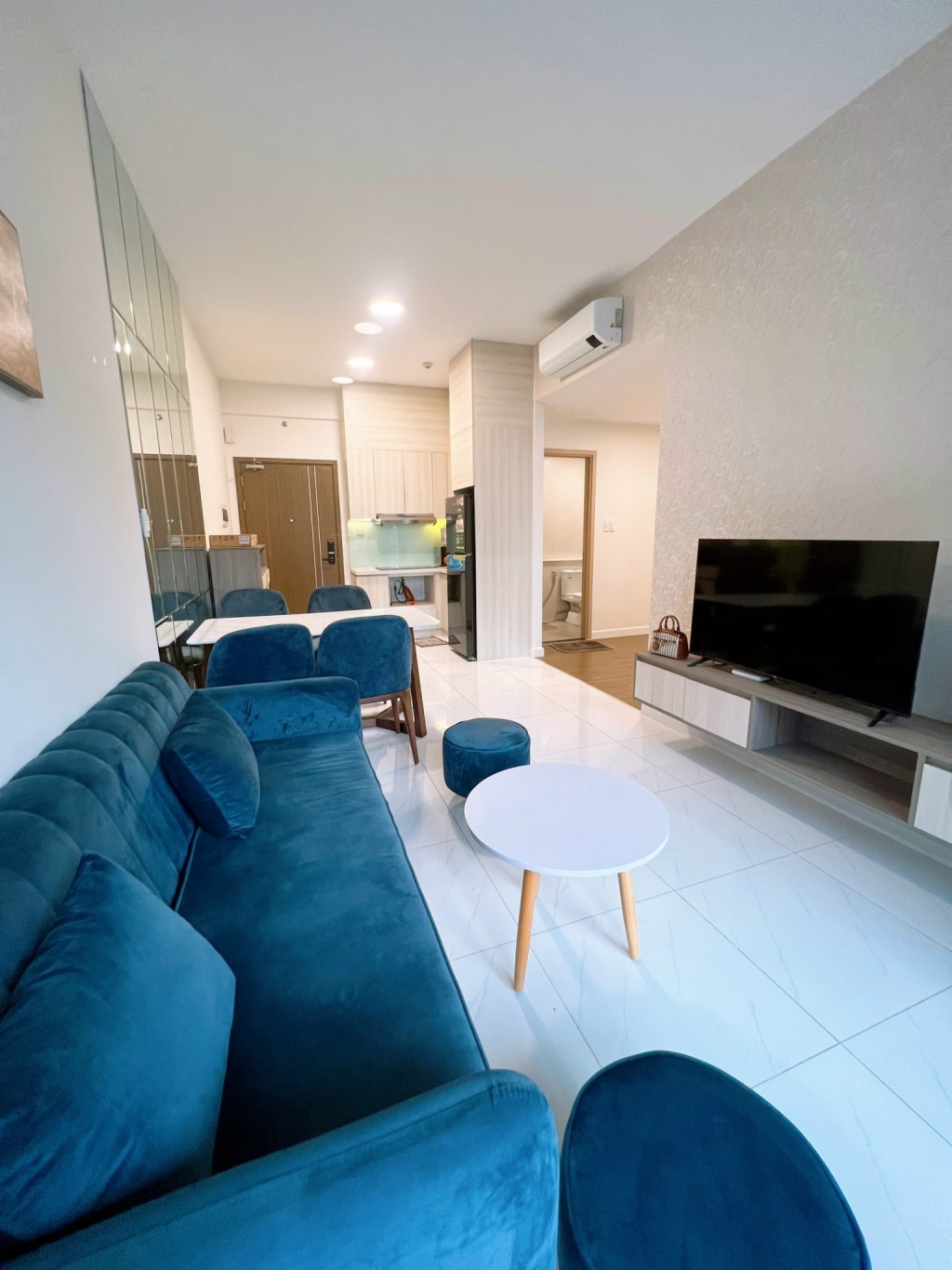 Căn hộ Safira Khang Điền 50m² giá 9 triệu - Căn góc full nội thất đẹp!