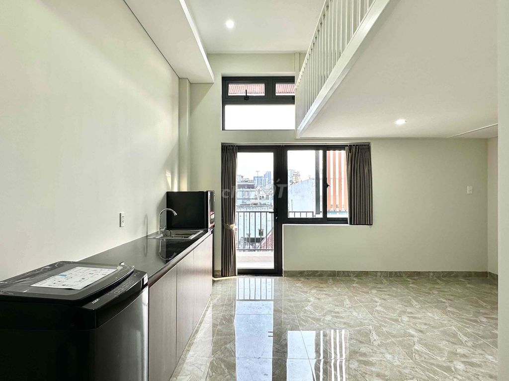 Căn hộ duplex 35m² giá 5.5 triệu - Full nội thất, gần KCX Tân Thuận!