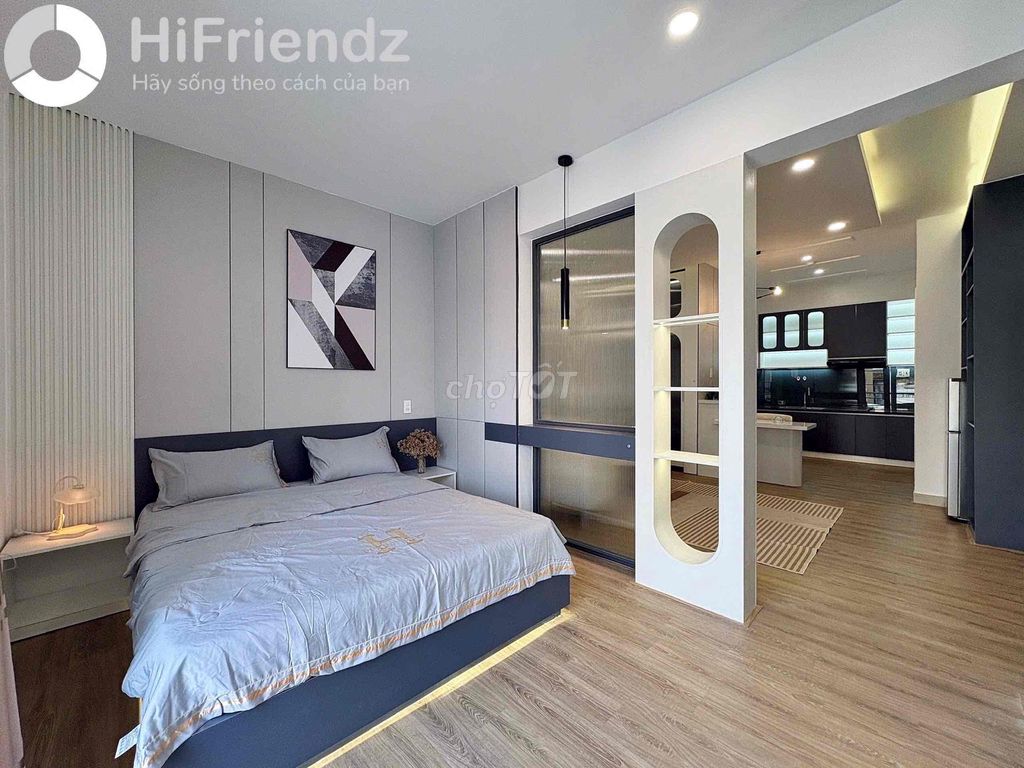 Căn hộ 1 phòng ngủ Ngô Tất Tố, Quận Bình Thạnh 60m² - Nhà mới đẹp, an ninh 24/7!