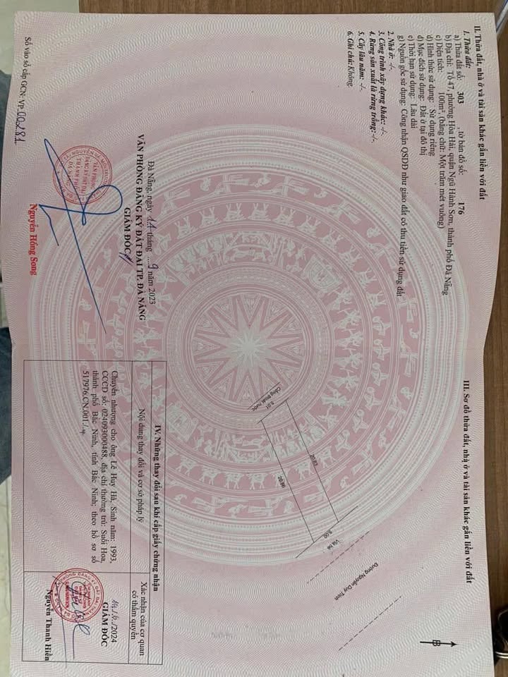 Đất nền đường Nguyễn Duy Trinh, Ngũ Hành Sơn, Đà Nẵng 100m² giá 6 tỷ - Đầu tư sinh lời ngay!