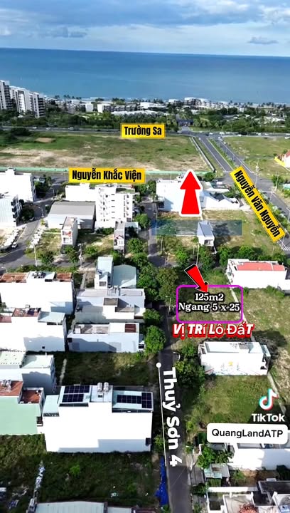 Đất nền Trường Sa, Hòa Hải, Ngũ Hành Sơn 125m² giá 7.7 tỷ - Đầu tư sinh lời lý tưởng!