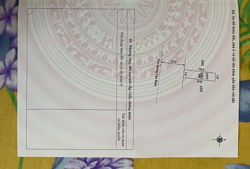 Đất nền Quảng Định, Quảng Xương 100m² giá 1.1 tỷ - Lô đẹp, không lỗi