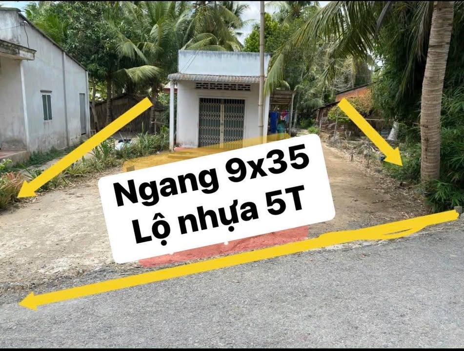Đất thổ cư Hòa Hiệp, Tam Bình 300m² giá 660 triệu - Mặt tiền đường nhựa 5 tấn!