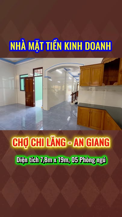 Nhà mặt tiền kinh doanh đường Chi Lăng, An Giang 141m² - Giá thương lượng hấp dẫn!