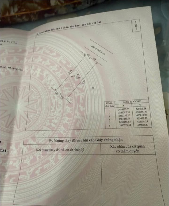 Đất nền mặt tiền 6m tại Đường 22/12, Bình Minh, Lào Cai - Giá chỉ 1.59 tỷ!