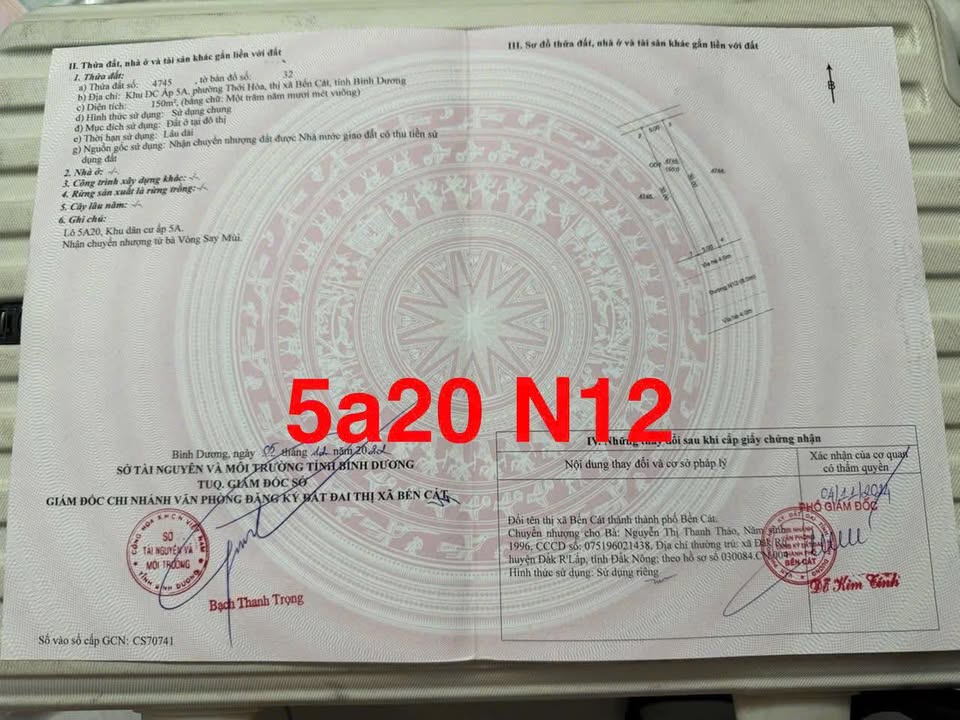 Đất thổ cư 150m² ngay cổng Mỹ Phước 4 - Giá 1.8 tỷ - Đầu tư sinh lời!