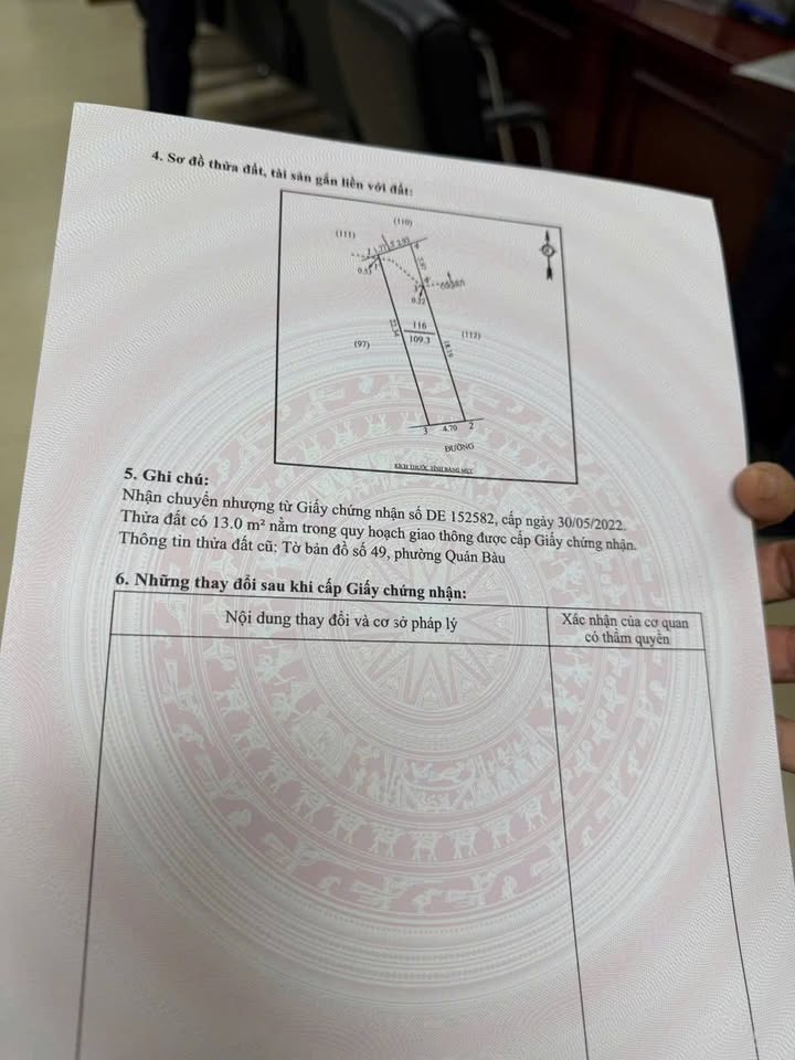 Đất nền Khối 7 Quán Bàu 109.3m² giá 4 tỷ - Sân bóng trước mặt, cơ hội đầu tư tuyệt vời!