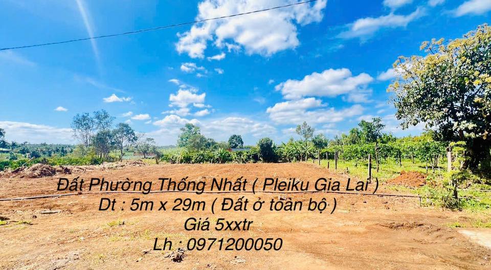 Đất Hẻm Nguyễn Kiệm, Pleiku 145m² giá 5xx triệu - Đầu tư sinh lời ngay!