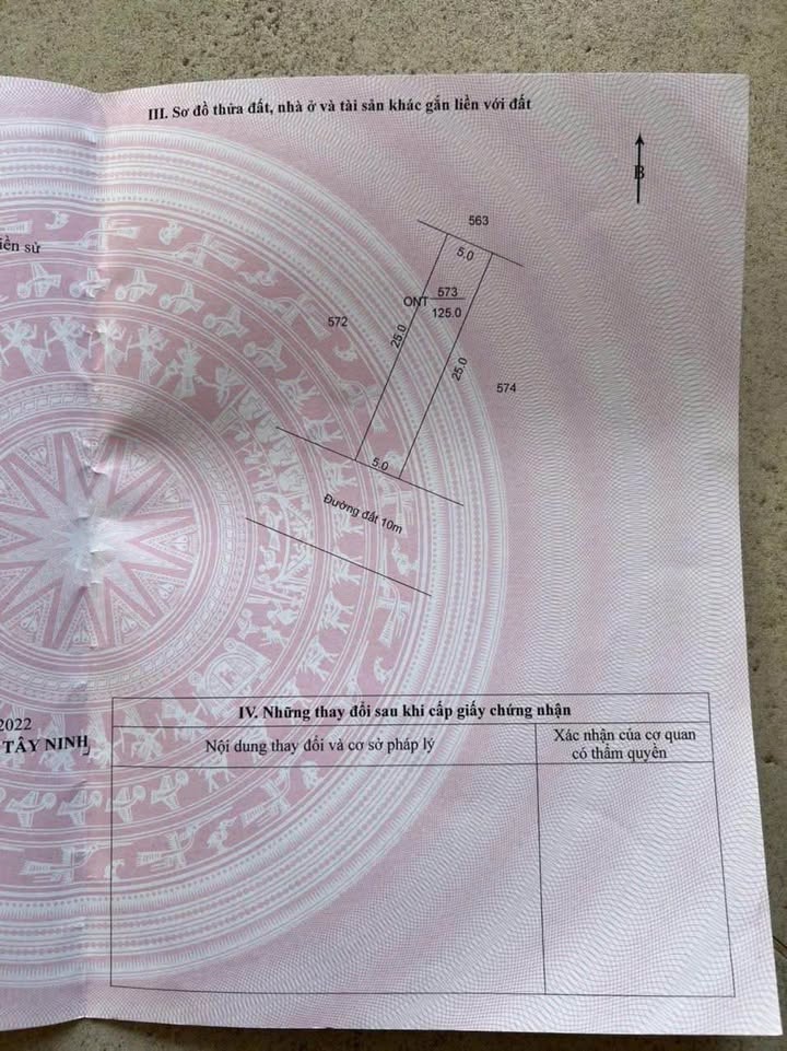 Đất thổ cư hẻm 56 Nguyễn Văn Linh, 125m² giá 125 triệu - Cơ hội đầu tư hấp dẫn!