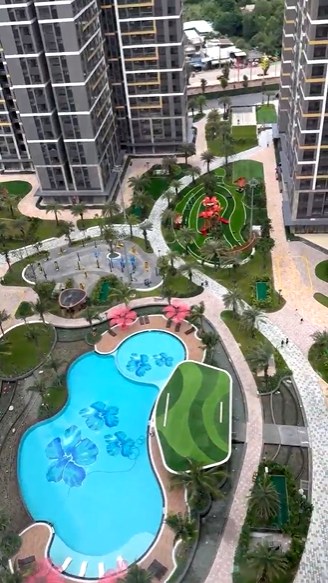 Căn hộ The Tropical Vinhome Q9 69.3m² giá 10 triệu - Cho thuê view sông đẹp!